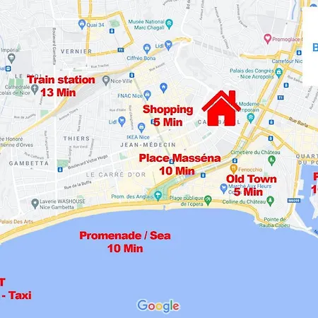 Gioffredo 4 Pers Centrale Wifi Apartment *